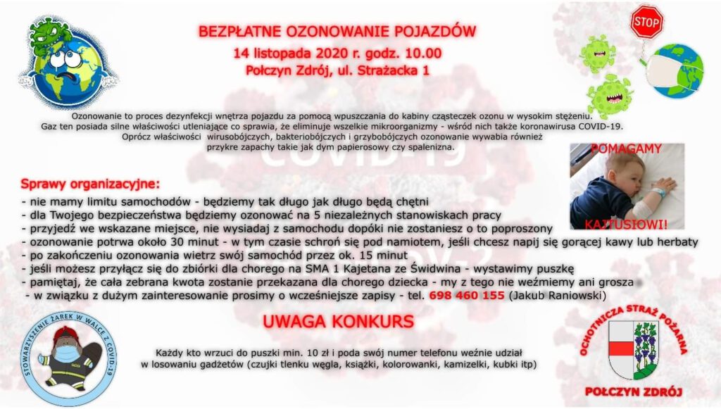 Punkt ozonowania pojazdów