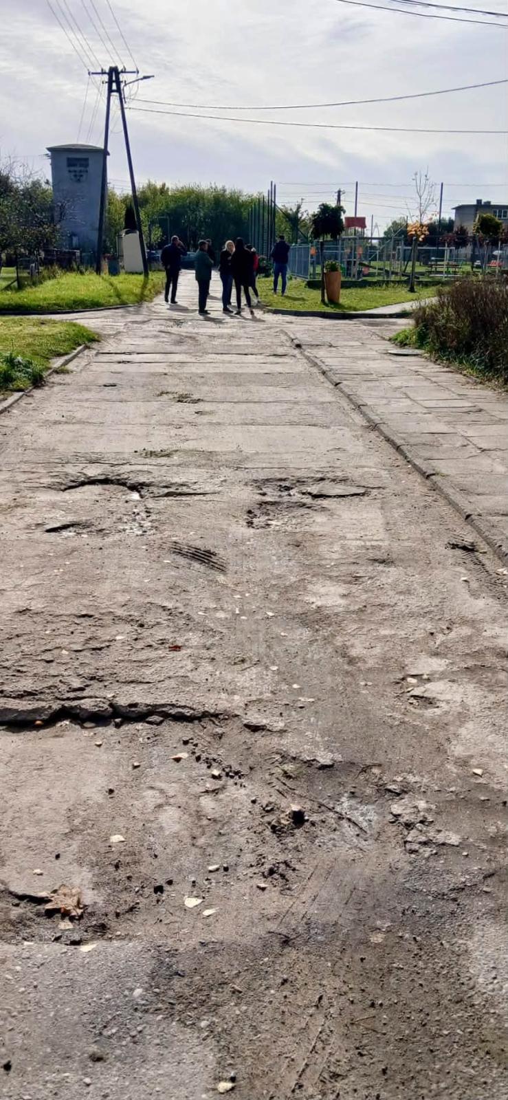 Przebudowa drogi w Tychówku