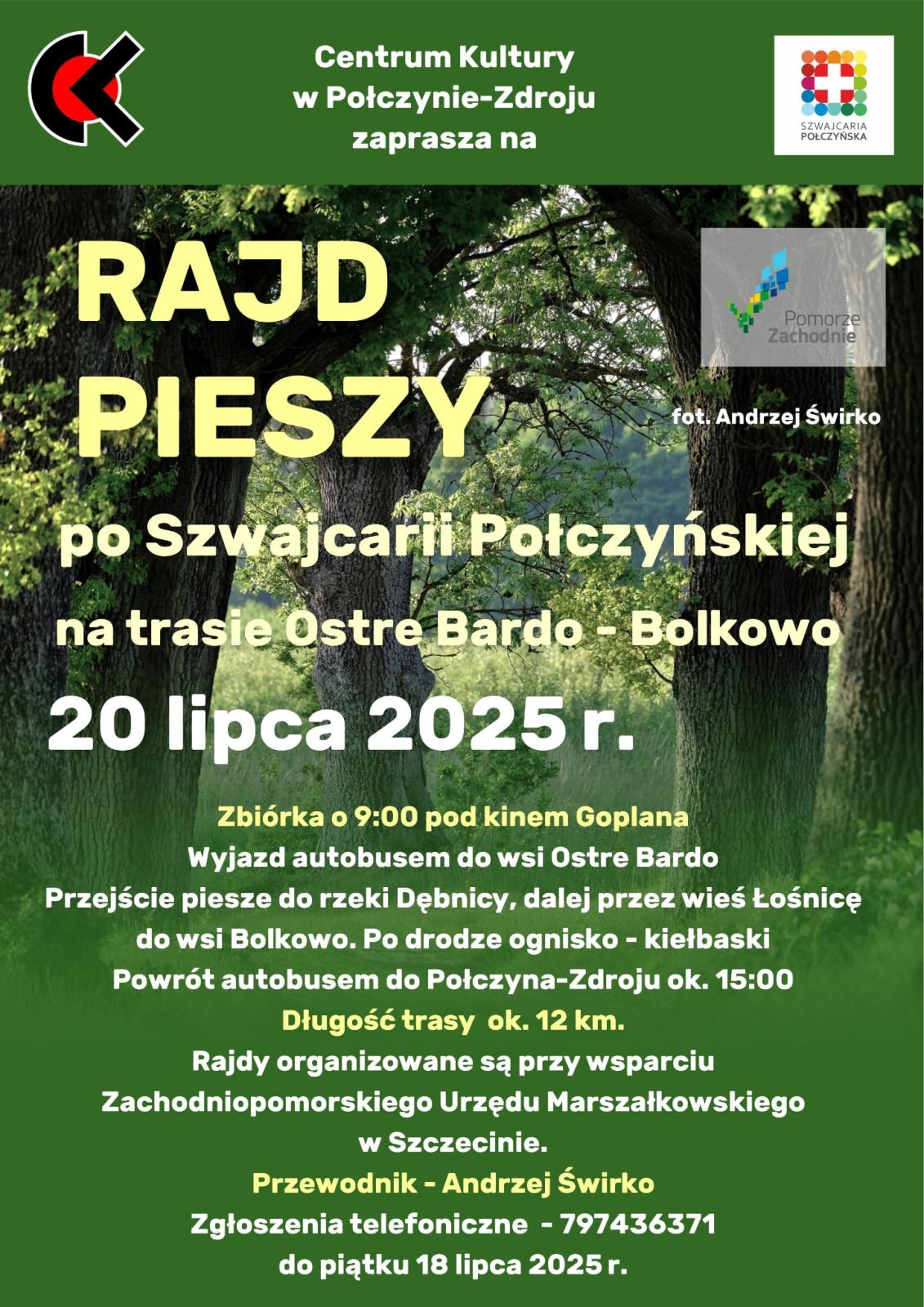 Rajd Pieszy po Szwajcarii Połczyńskiej