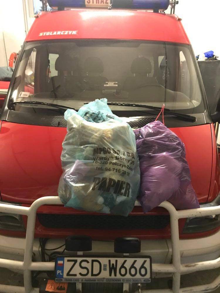 Przekazane maskotki do OSP w Połczynie – Zdroju