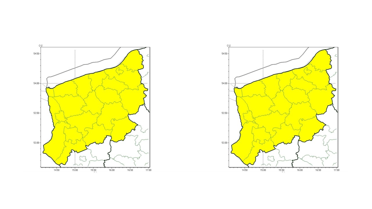 OSTRZEŻENIE METEOROLOGICZNE 15.06.2025 R.- 16.06.2025 R. MOŻLIWE BURZE I UPAŁY