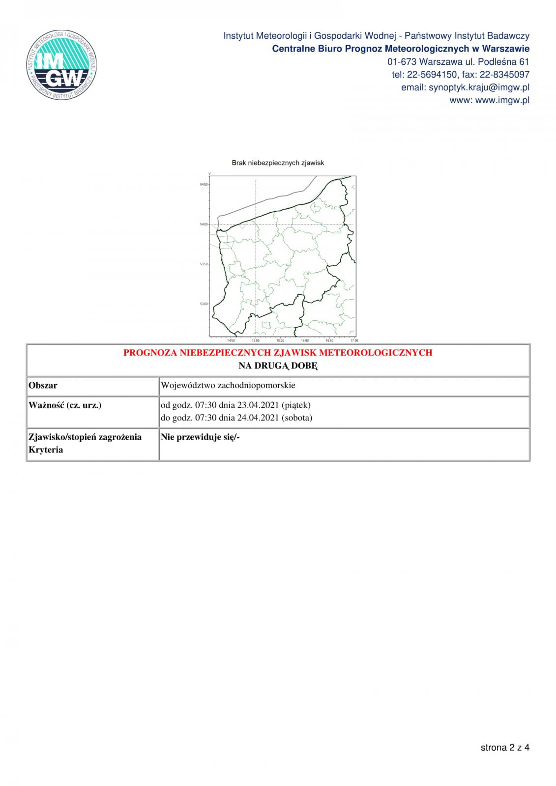 Ostrzeżenie meteorologiczne