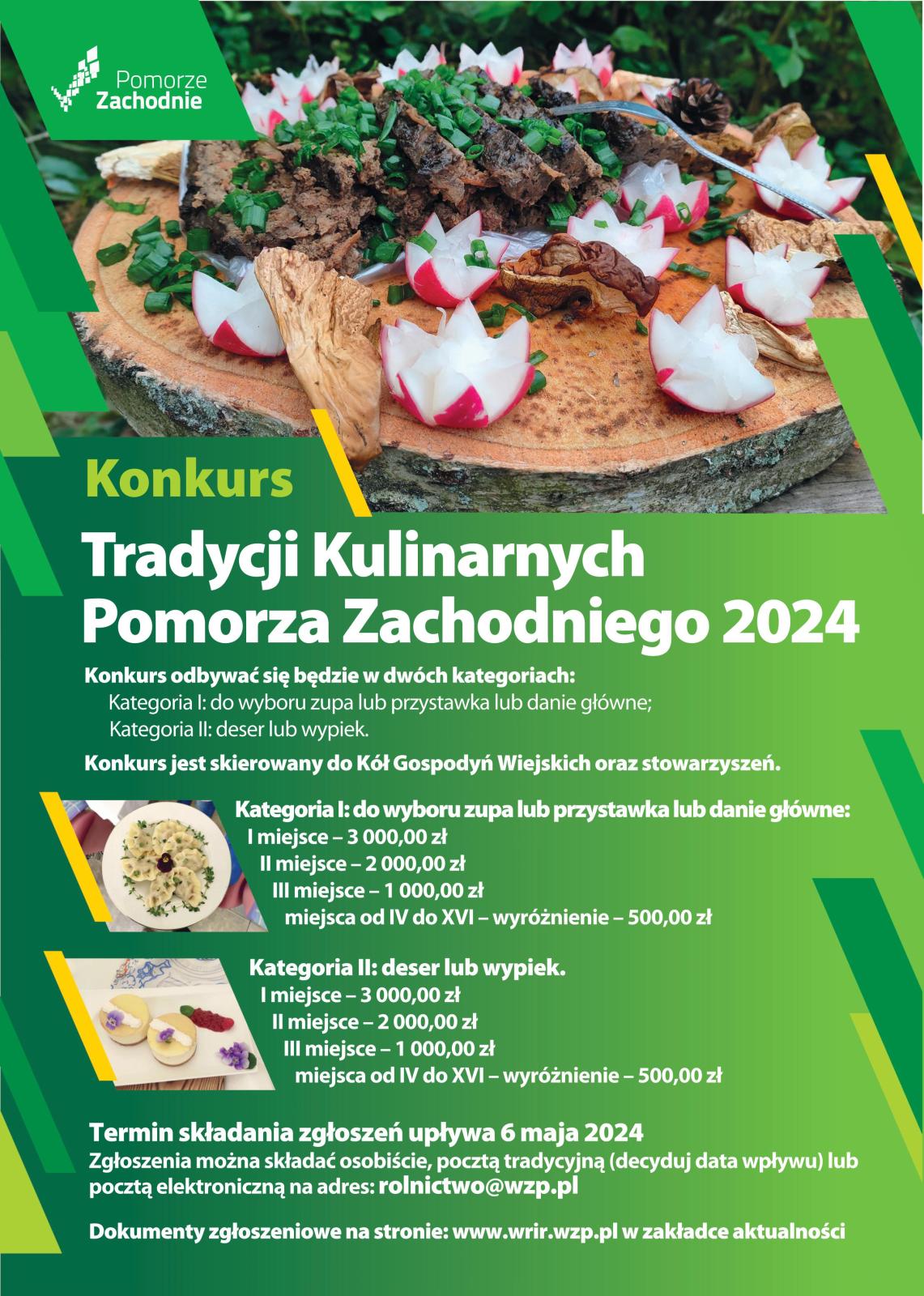 Plakat Konkursu Tradycji Kulinarnych 2024 