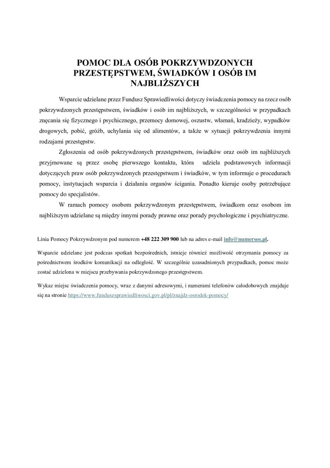 Nieodpłatna pomoc prawna