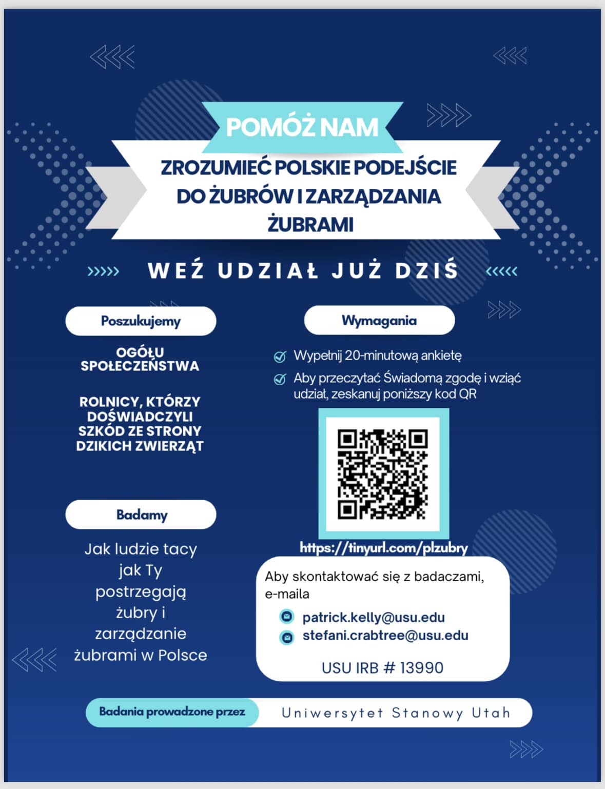 Ankieta anonimowa dotycząca żubra europejskiego (Bison bonasus) i jego wpływ w Polsce