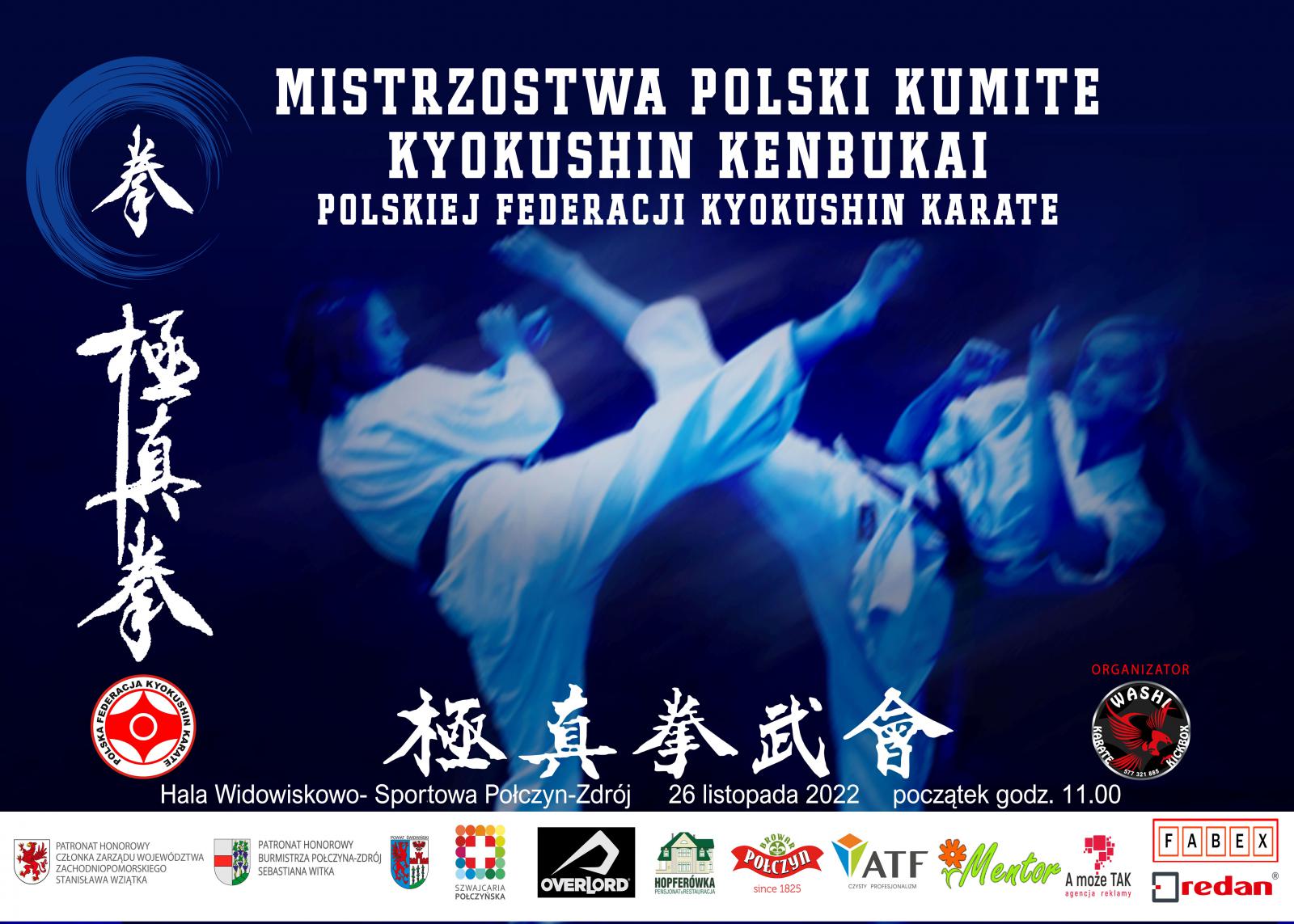 Mistrzostwach Polski Kumite Kyokushin Kenbukai