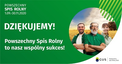 Podziękowania Spis Rolny