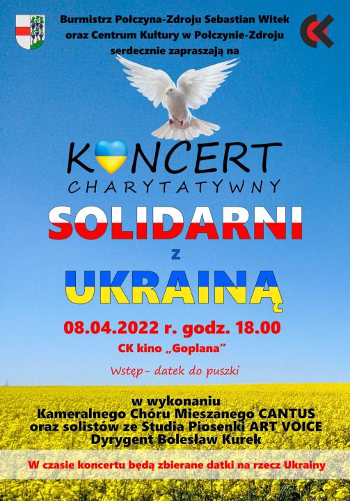 Koncert Charytatywny „SOLIDARNI Z UKRAINĄ”