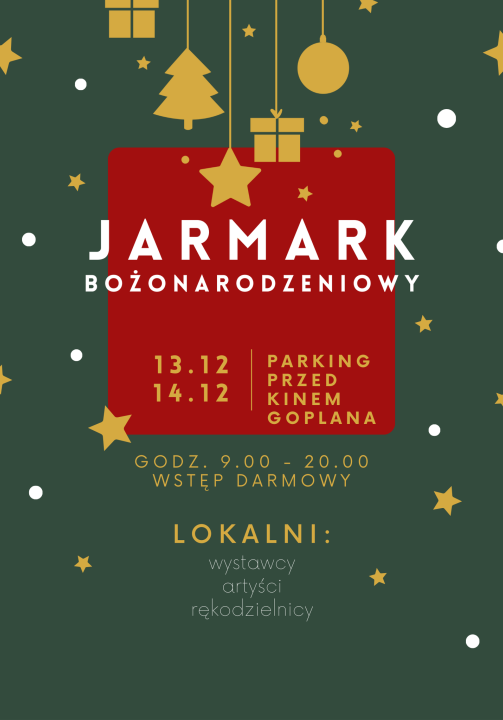 JARMARK BOŻONARODZENIOWY- plakat