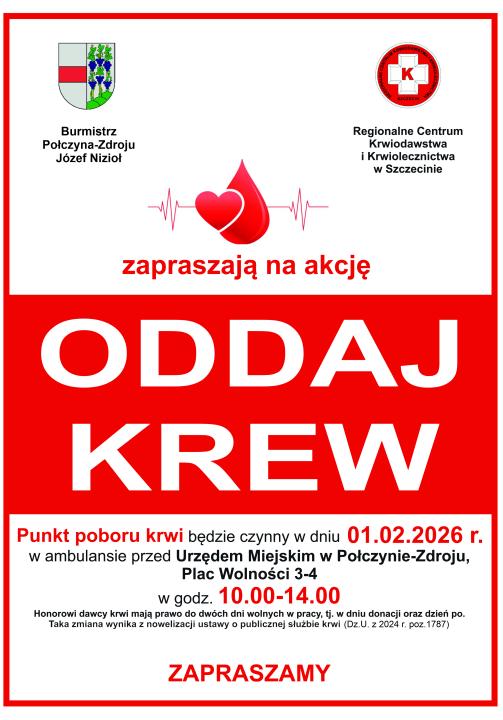 AKCJA ,,ODDAJ KREW''- plakat