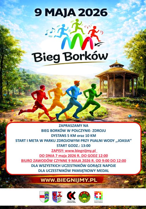 Bieg Borków- plakat