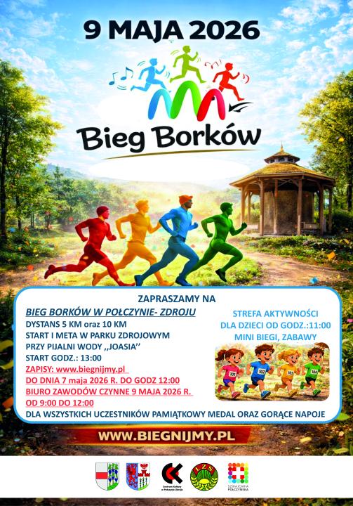 Bieg Borków- plakat