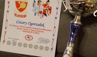 II WOJEWÓDZKI TURNIEJ KWALIFIKACYJNY TENISA STOŁOWEGO  - BIERZWNIK 05.12.2021r.