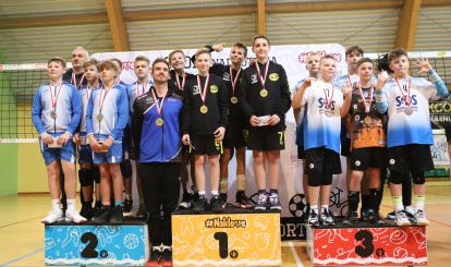 Zwycięzcy turnieju w Nakle nad Notecią na podium