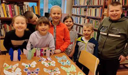 DZIEŃ MOTYLA W FILII BIBLIOTECZNEJ W REDLE