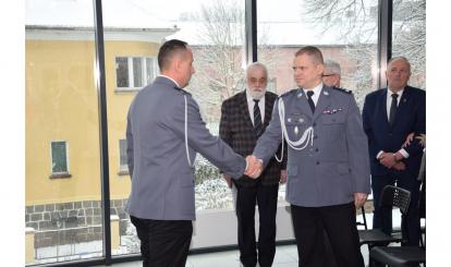 Uroczyste przywitanie Komendanta Komisariatu Policji w Połczynie-Zdroju