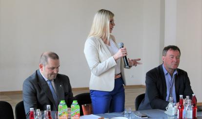 Ambasador Szwajcarii Połczyńskiej Anna Bańkowska prezentuje pomysły