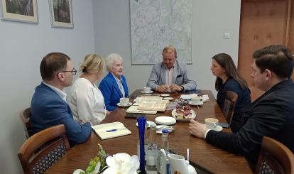 Spotkanie u Burmistrza Sebastiana Witka