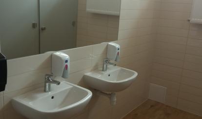 Odbiór prac remontowych łazienek szkolnych w SP nr 1