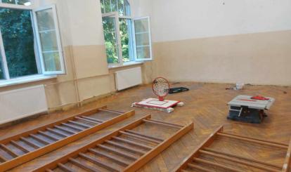modernizacja sali gimnastycznej w Szkole Podstawowej w Bolkowie