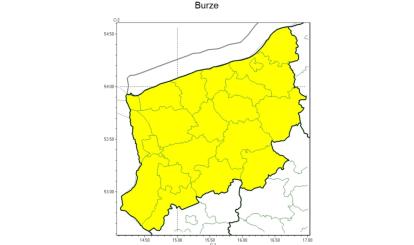 OSTRZEŻENIE METEOROLOGICZNE 08.08.2024 R.