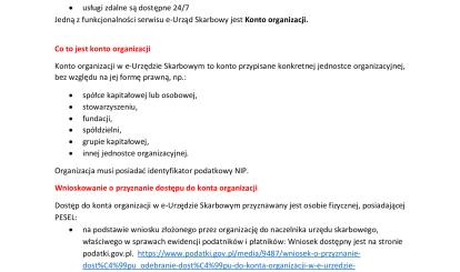 URZĄD SKARBOWY W BIAŁOGARDZIE informuje