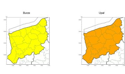 OSTRZEŻENIE METEOROLOGICZNE 05.09.2024 R.- 09.09.2024 R.