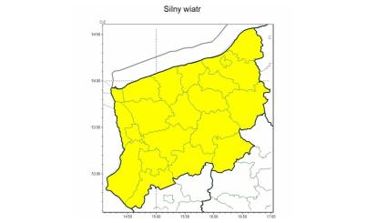 OSTRZEŻENIE METEOROLOGICZNE 5.12.2024-7.12.2024 MOŻLIWY SILNY WIATR