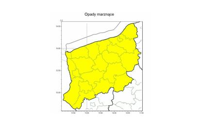 OSTRZEŻENIE METEOROLOGICZNE 14.01.2025 R- 15.01.2025 R.