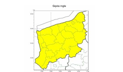 OSTRZEŻENIE METEOROLOGICZNE 21.01.2025 R.- 22.01.2025 R.