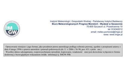 OSTRZEŻENIE METEOROLOGICZNE 03.01.2025 R.- 04.01.2025 R.