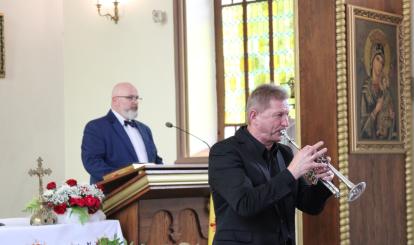 Poświęcenie i wybudzenie organów z kościoła filialnego pw. Najświętszego Serca Pana Jezusa w Łęgach