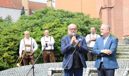 Odsłonięcie tablicy pamiątkowej z okazji 200-lecia Browaru Połczyn-Zdrój