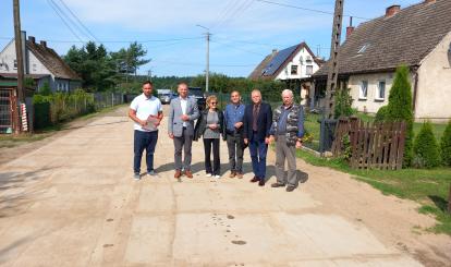 Nowe płyty drogowe w Zaborzu już gotowe
