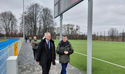 Odbiór końcowy inwestycji dotyczącej II etapu modernizacji stadionu miejskiego