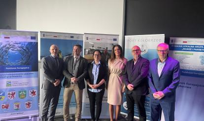 Konferencja prasowo-informacyjna Zachodniopomorskiej Sieci Rybackich Lokalnych Grup Działania