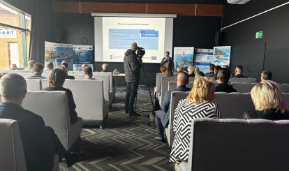 Konferencja prasowo-informacyjna Zachodniopomorskiej Sieci Rybackich Lokalnych Grup Działania