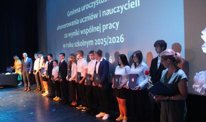 Uroczystość uhonorowania uczniów i nauczycieli za wyniki wspólnej pracy w roku szkolnym 2025/2026