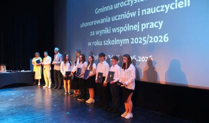 Uroczystość uhonorowania uczniów i nauczycieli za wyniki wspólnej pracy w roku szkolnym 2025/2026