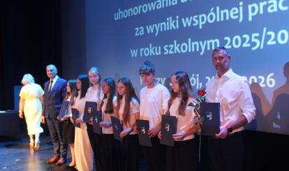 Uroczystość uhonorowania uczniów i nauczycieli za wyniki wspólnej pracy w roku szkolnym 2025/2026