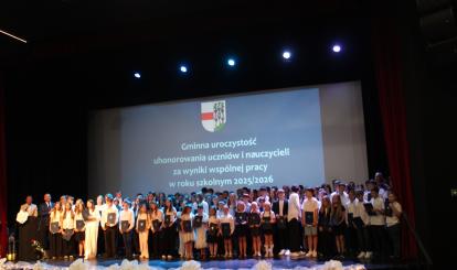 Uroczystość uhonorowania uczniów i nauczycieli za wyniki wspólnej pracy w roku szkolnym 2025/2026