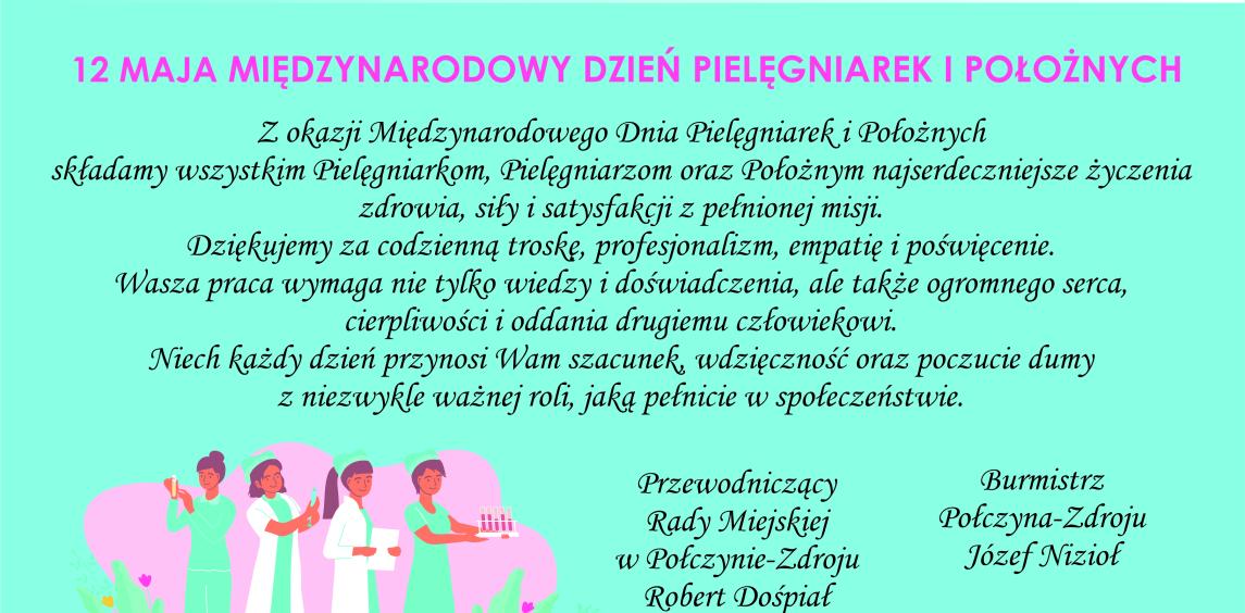 12 MAJA- MIĘDZYNARODOWY DZIEŃ PIELĘGNIAREK I POŁOŻNYCH