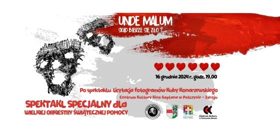 plakat „UNDE MALUM, skąd bierze się zło?”