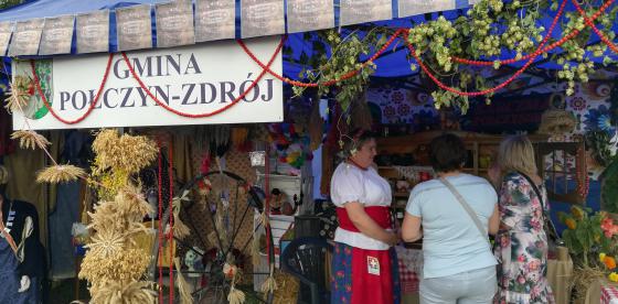 DOŻYNKI POWIATOWE - UDANA PROMOCJA GMINY POŁCZYN-ZDRÓJ!