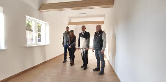 Odbiór końcowy remontu świetlicy wiejskiej w Ostrym Bardzie