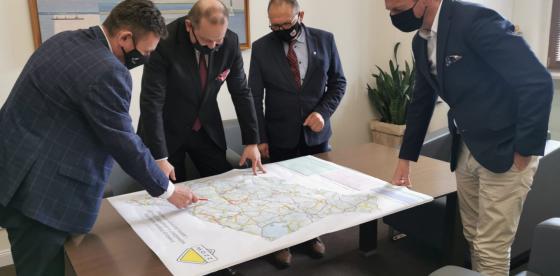 Burmistrz podczas rozmów u Marszałka