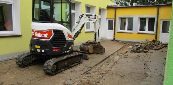 Pod Jarzębinką trwają remonty