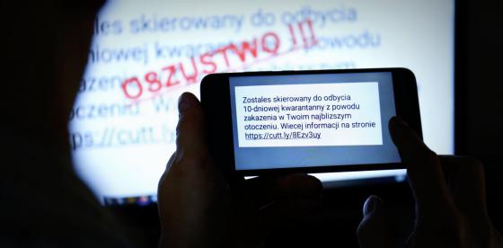 UWAGA NA FAŁSZYWE SMS-Y O KWARANTANNIE!!!