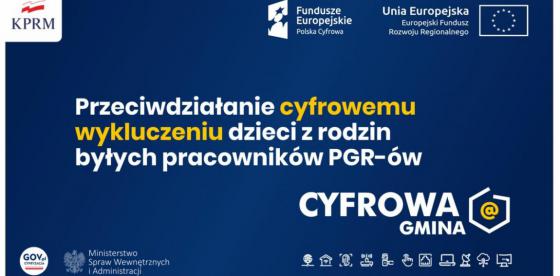 Wsparcie rodzin pegeerowskich z dziećmi w zakresie dostępu do sprzętu komputerowego oraz dostępu do Internetu