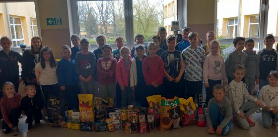 Zbierali dla zwierzaków 